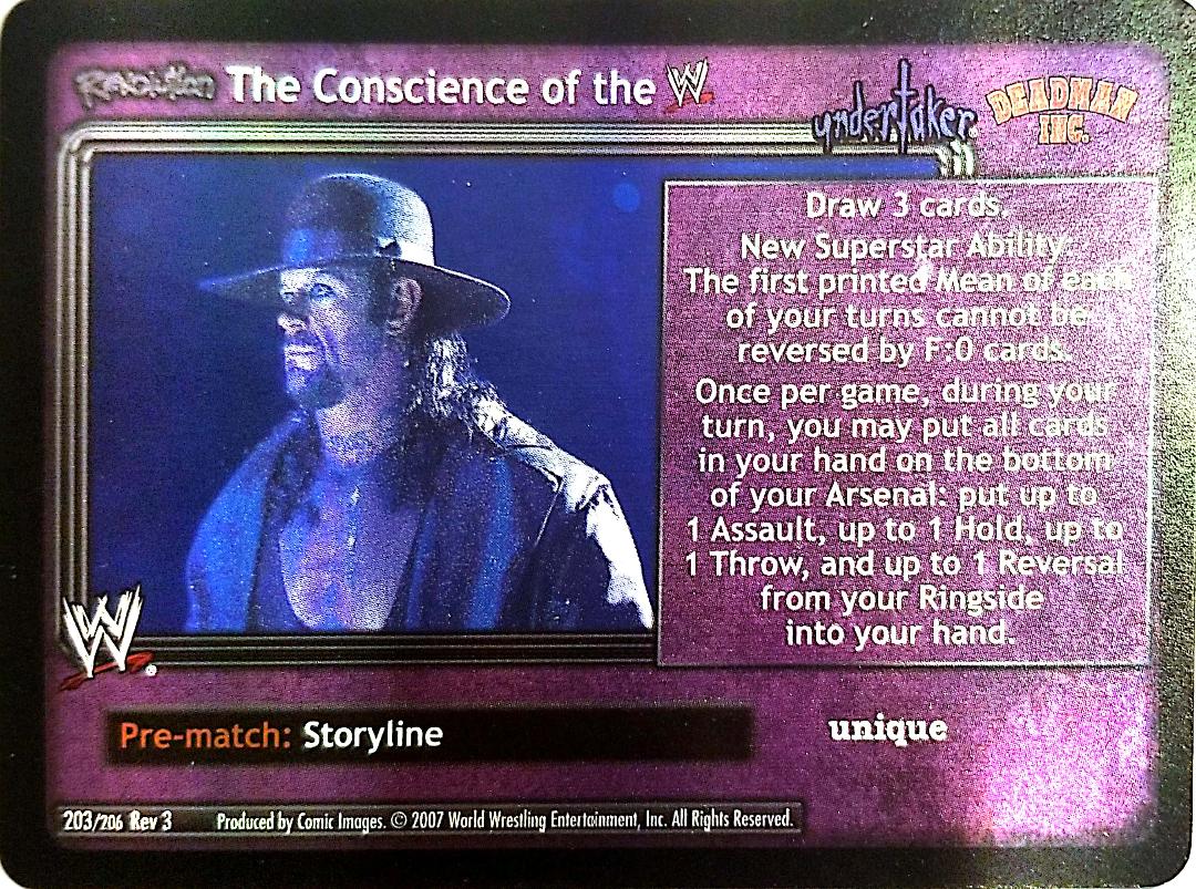 REVOLUTION The Conscience of the WWE